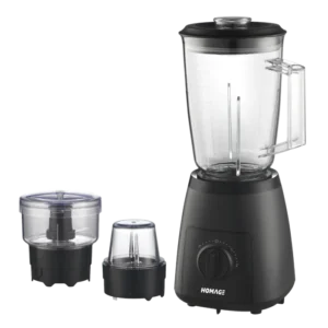 Table Blender HTB-603AO – 3-in-1 Electric Blender, Grinder & Chopper
