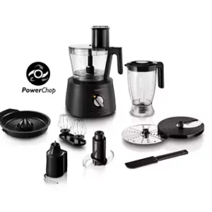 HR7776/91 – Avance Collection Food Processor (PowerChop Technology, 1300W Motor, Metal Kneading Hook)