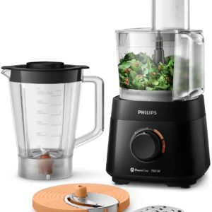 HR7301/90 – Daily Collection Compact Food Processor (500W, 16 Functions)