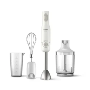 HR2545/01 – Daily Collection Hand Blender with Chopper, Whisk & Beaker (ProMix Technology, 700W Motor)